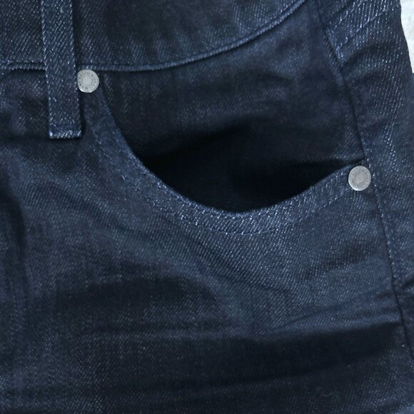 7 For All Mankind Slimmy Luxe Performance | Men's Dark Wash Jeans | Size 31/33 - Picture 7 of 14